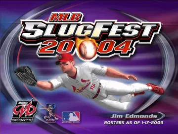 MLB SlugFest 2004 screen shot title